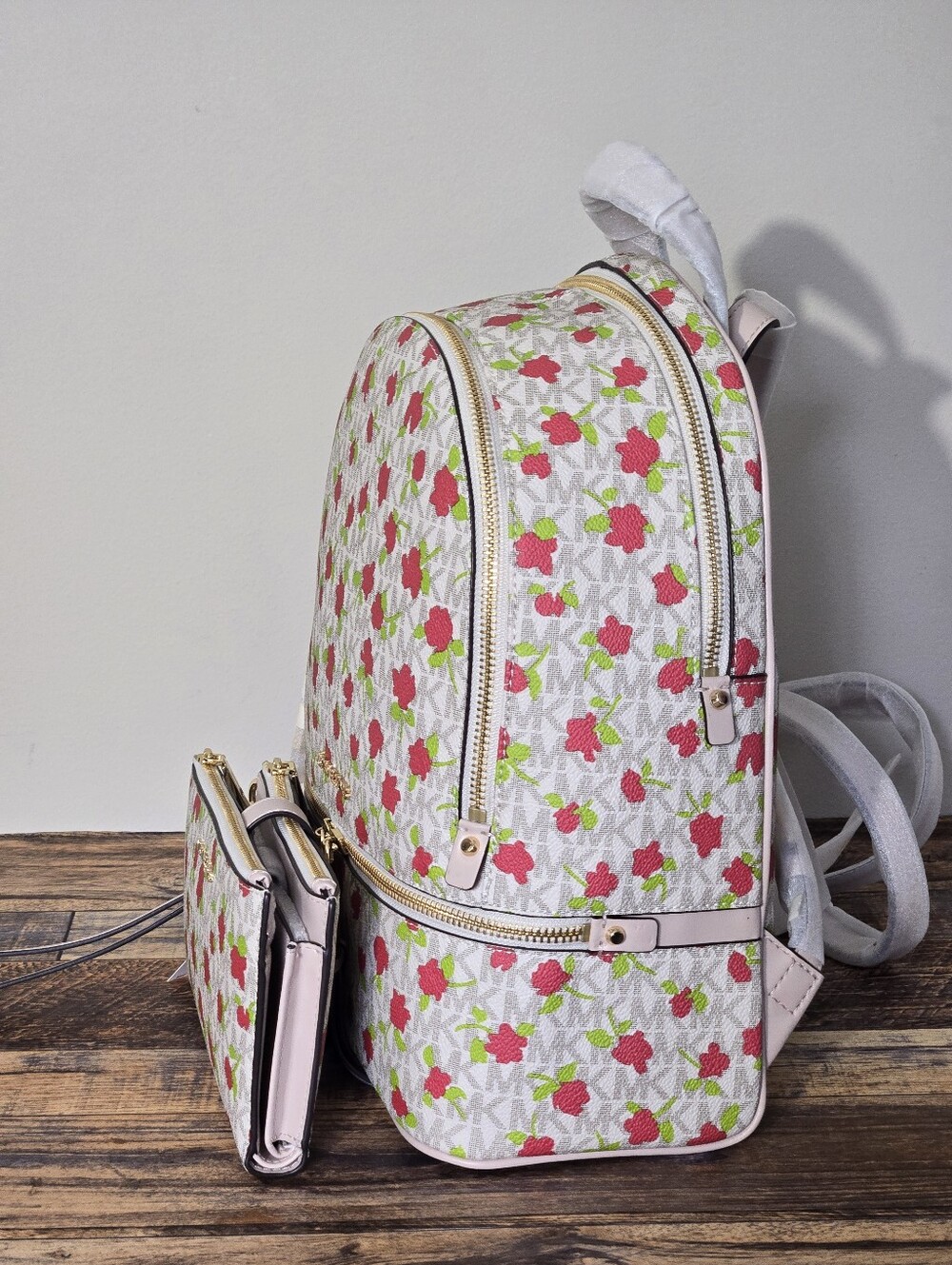 Michael Kors Rhea Backpack In Floral Print - Picture 3 of 10